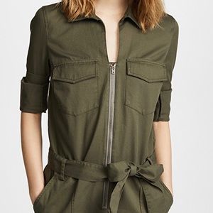 Veronica Beard army green romper